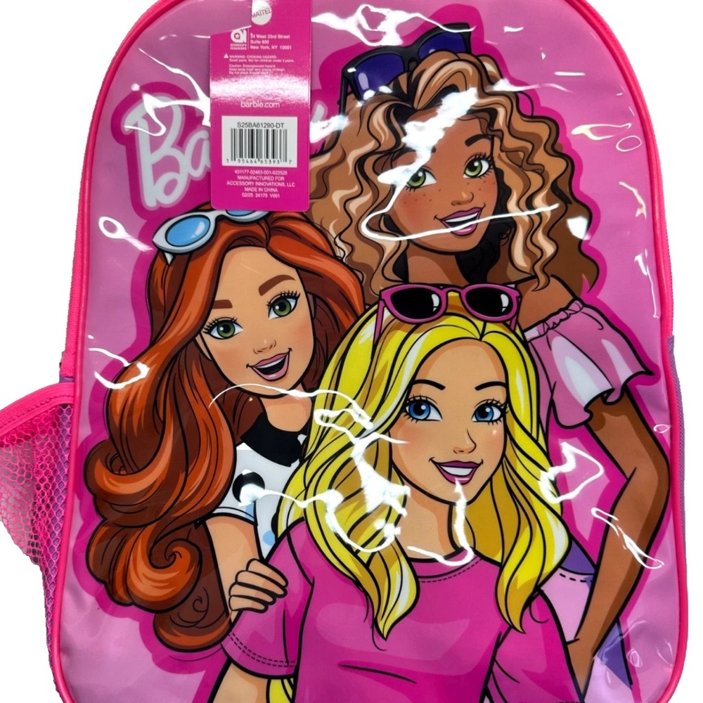 Barbie Pink Doll Friends Backpack